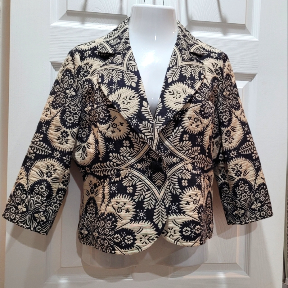 Stunning textured henna-like Blazer